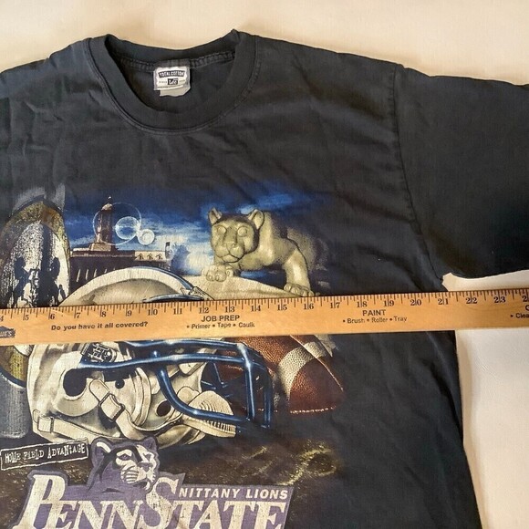 Vintage Penn State Nittany Lions Home Field Advantage T-shirt Lee NO Size Tag - Picture 8 of 9